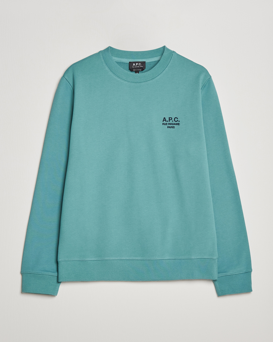 Mies | Puserot | A.P.C. | Rider Sweatshirt Green