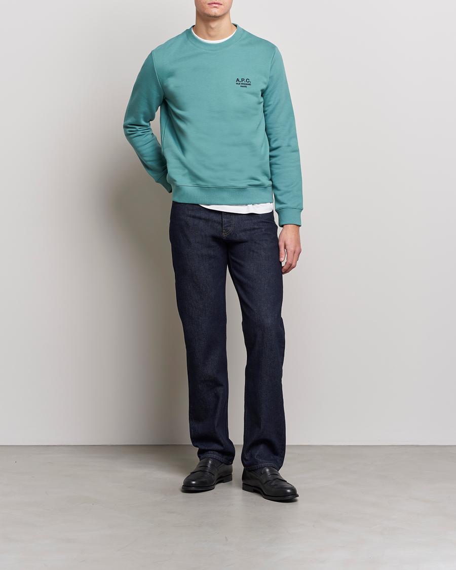 Mies | Puserot | A.P.C. | Rider Sweatshirt Green