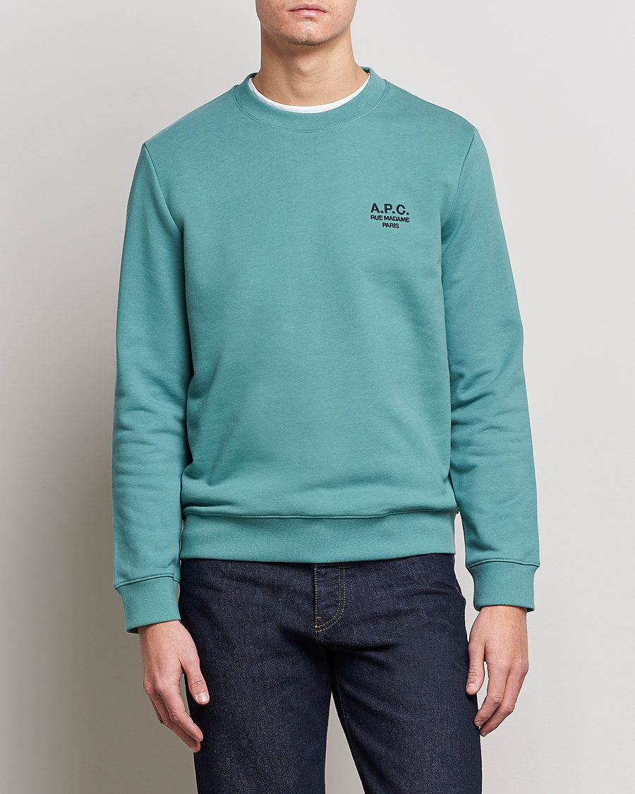 Mies |  | A.P.C. | Rider Sweatshirt Green