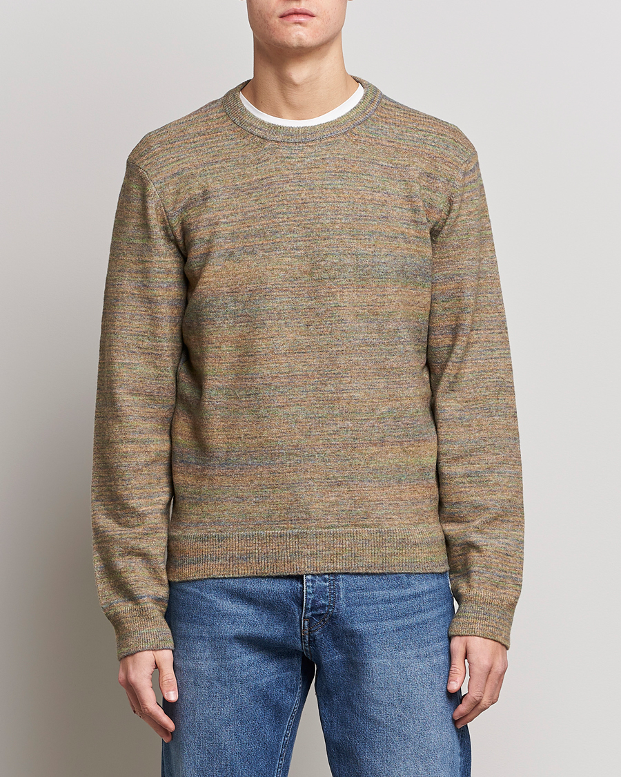 Mies | Neuleet | A.P.C. | Degrade Sweater Light Khaki