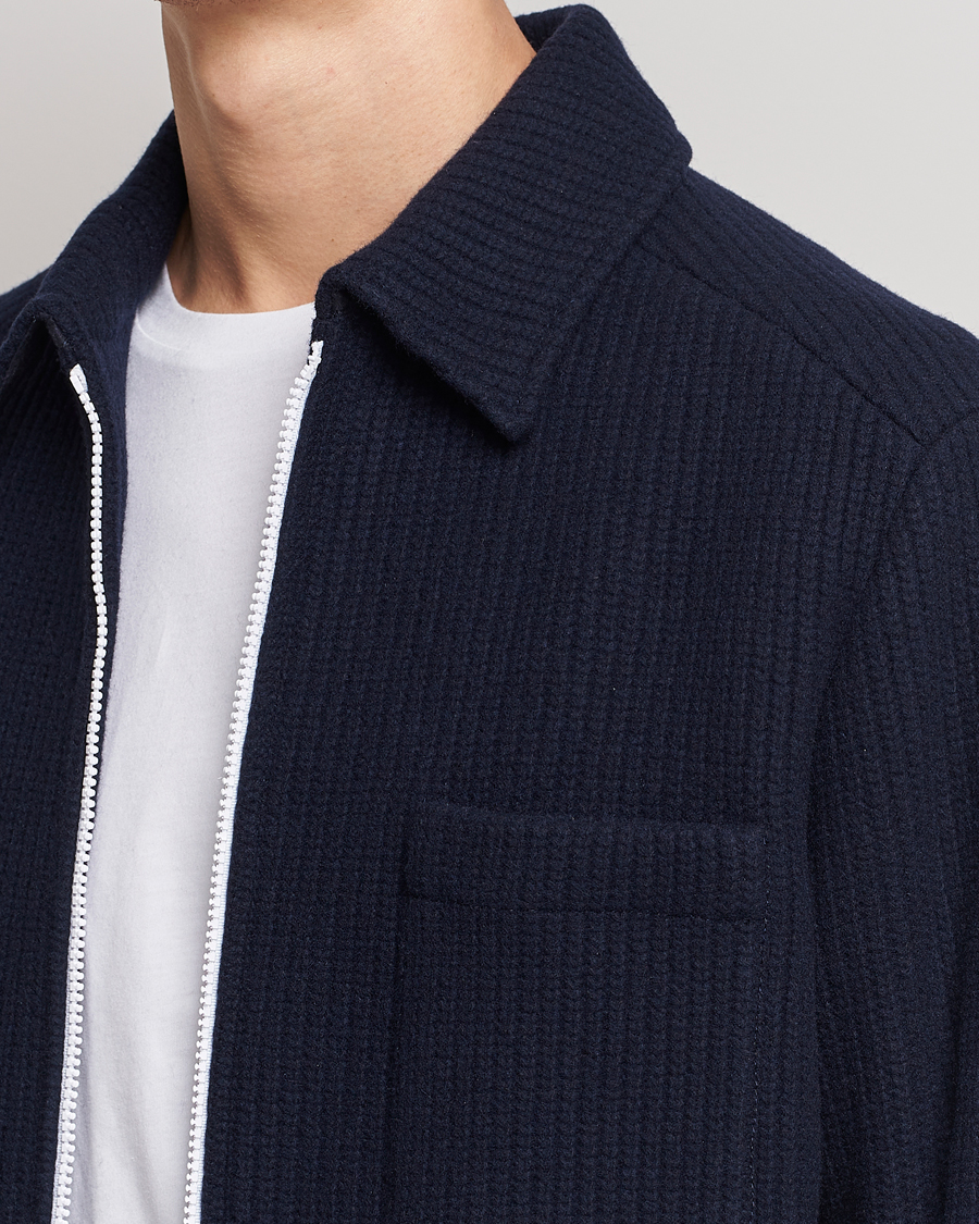 Mies | Takit | A.P.C. | Wool Blouson Jacket Navy
