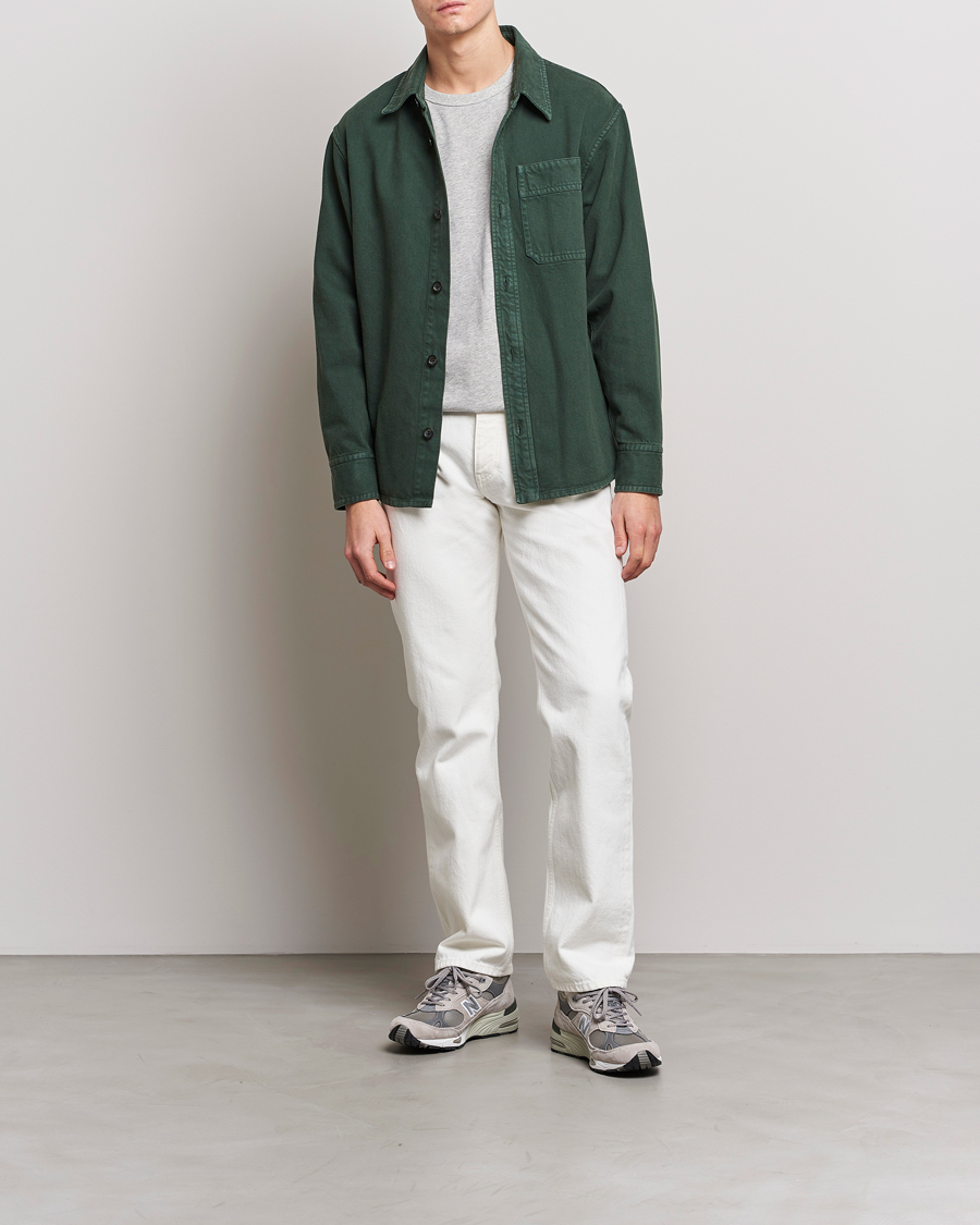 Mies | Kauluspaidat | A.P.C. | Basile Shirt Jacket Dark Green