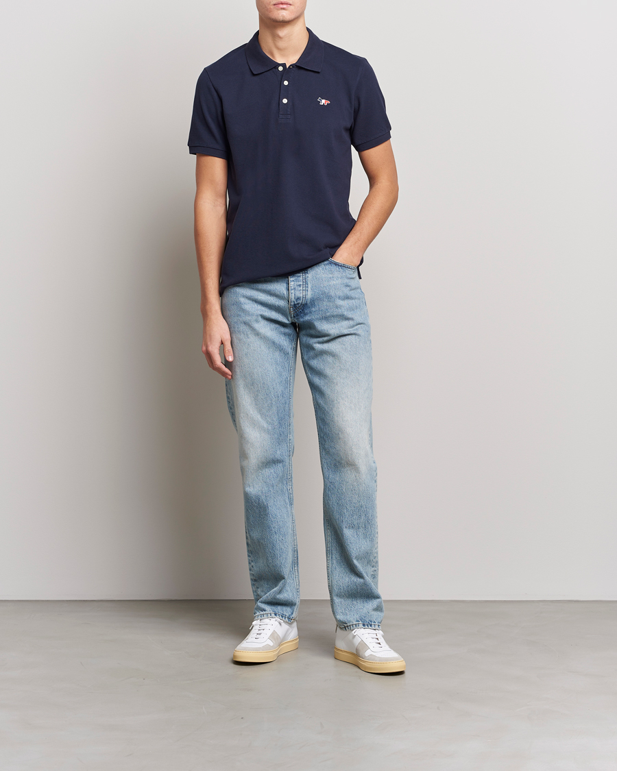 Mies | Pikeet | Maison Kitsuné | Tricolor Fox Polo Navy