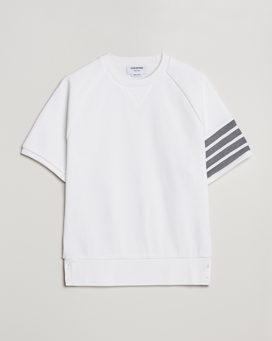 Mies | T-paidat | Thom Browne | Short Sleeve Sweatshirt White