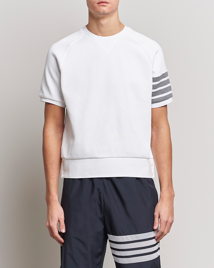 Mies | T-paidat | Thom Browne | Short Sleeve Sweatshirt White