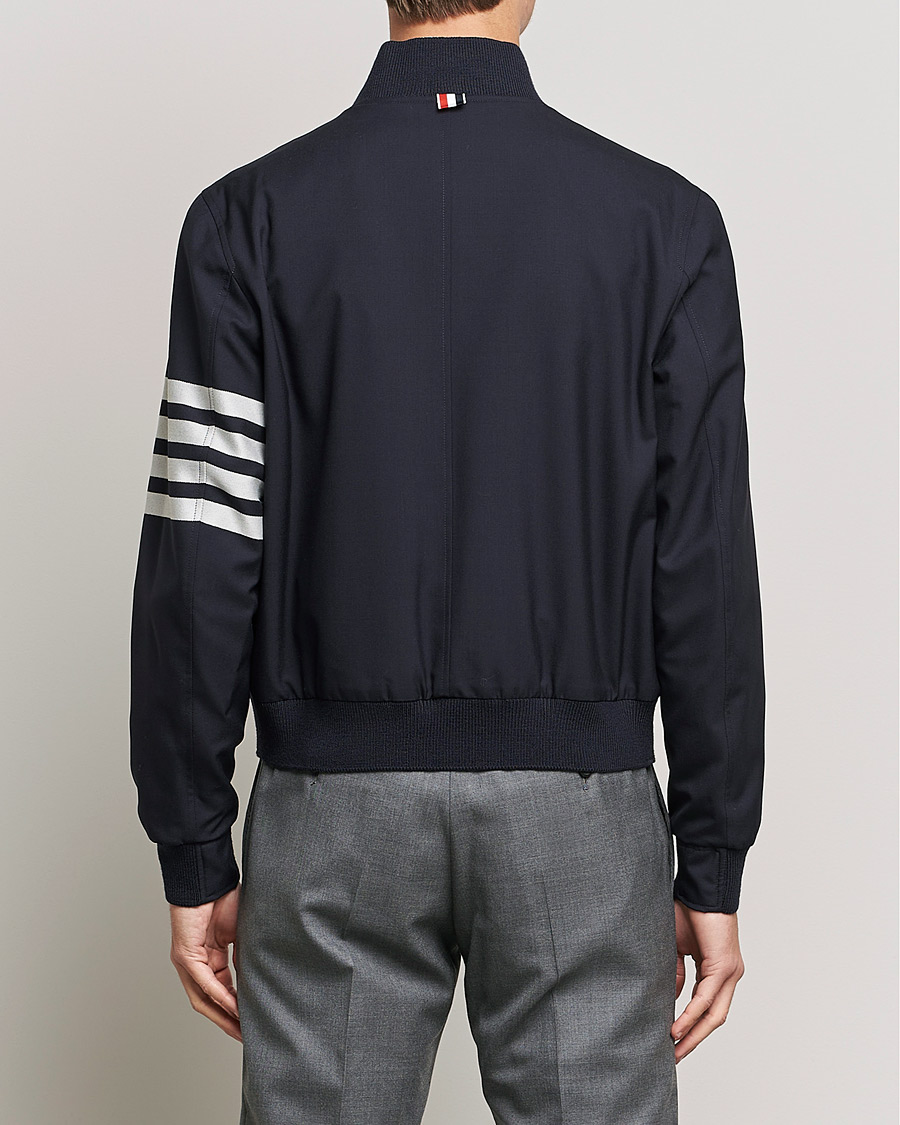 Mies | Takit | Thom Browne | 4-Bar Blouson Jacket Navy
