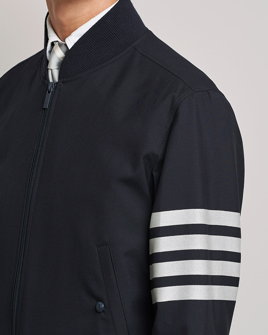 Mies | Takit | Thom Browne | 4-Bar Blouson Jacket Navy