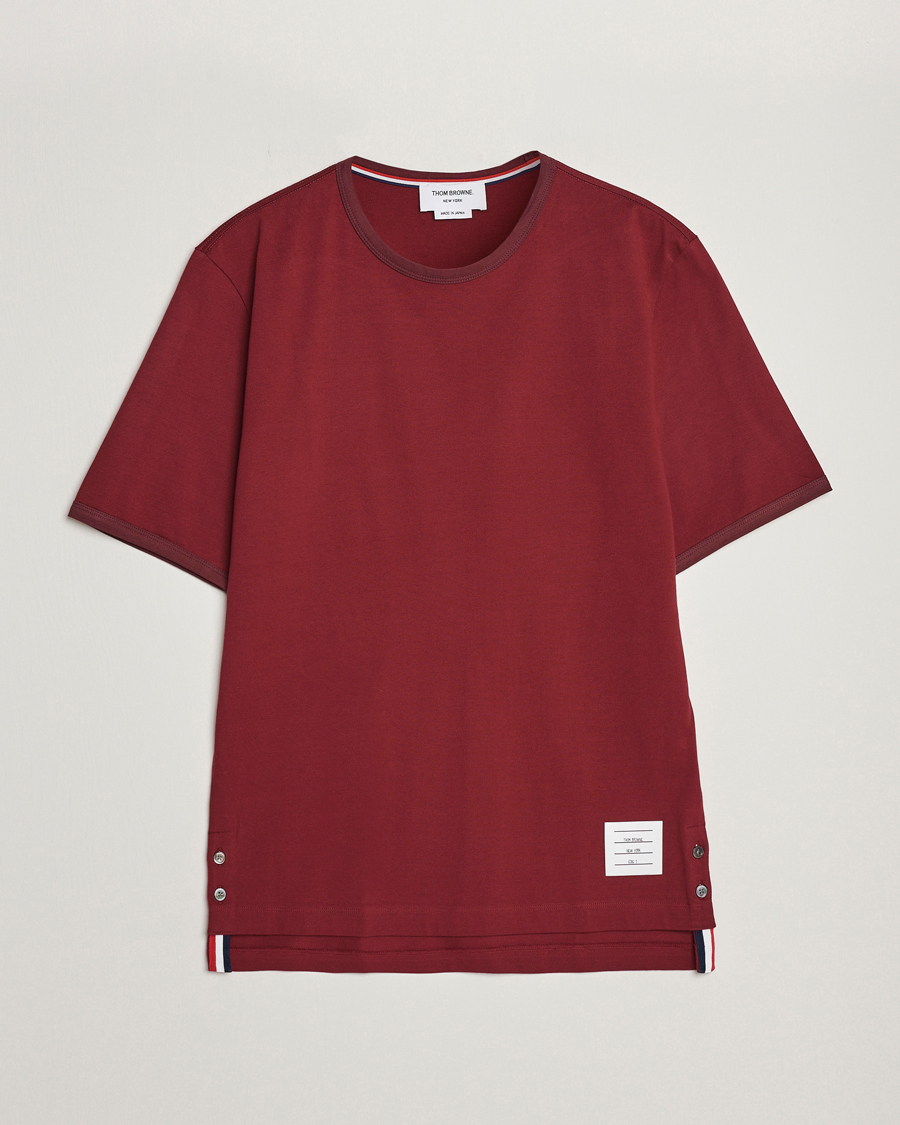 Mies | T-paidat | Thom Browne | Jersey T-Shirt Burgundy