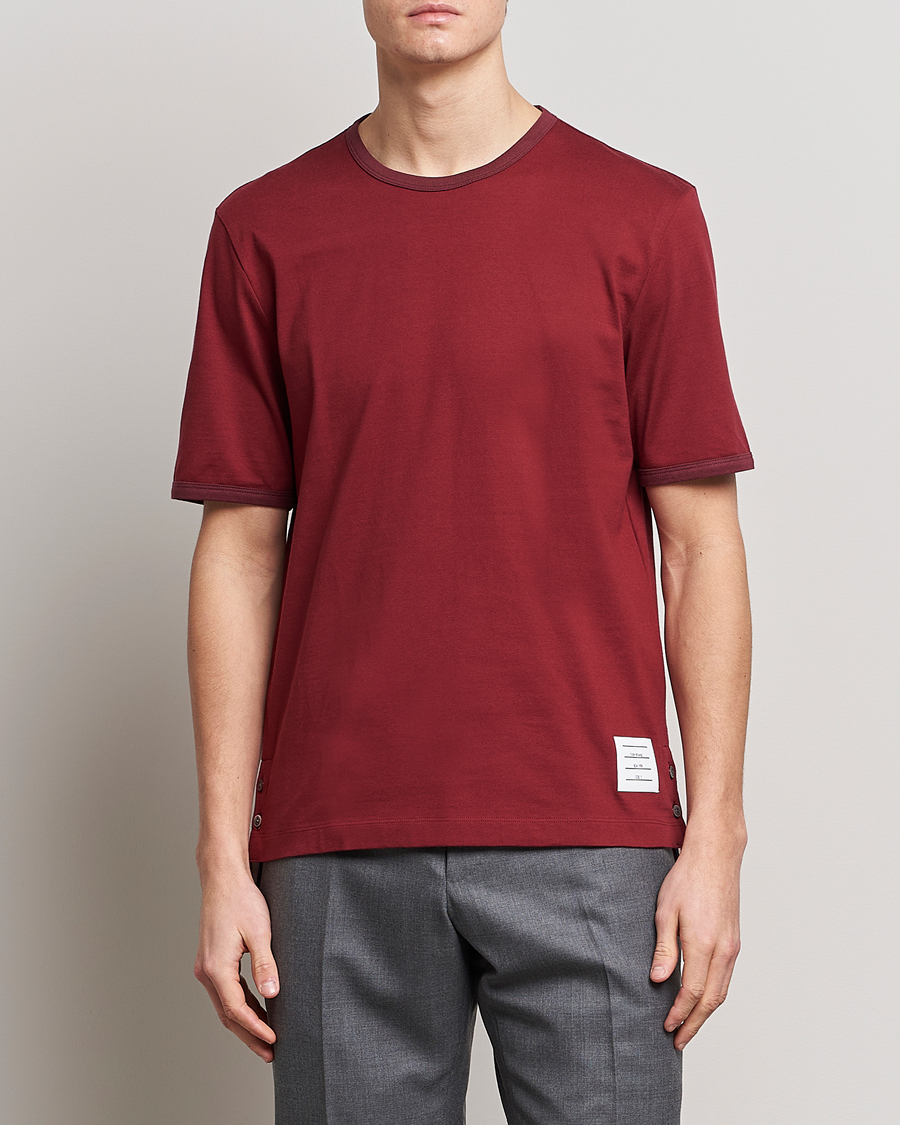 Mies |  | Thom Browne | Jersey T-Shirt Burgundy