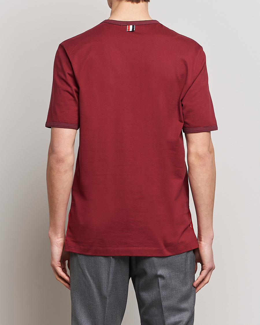 Mies | T-paidat | Thom Browne | Jersey T-Shirt Burgundy