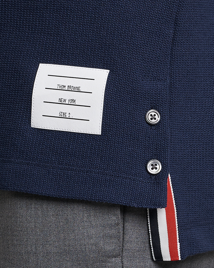 Mies | Pikeet | Thom Browne | RWB Stripe Polo Shirt Navy