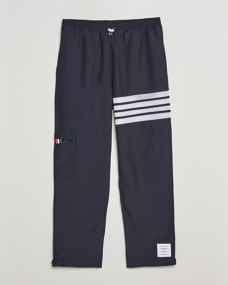 Mies | Housut | Thom Browne | Packable Ripstop Trousers Navy