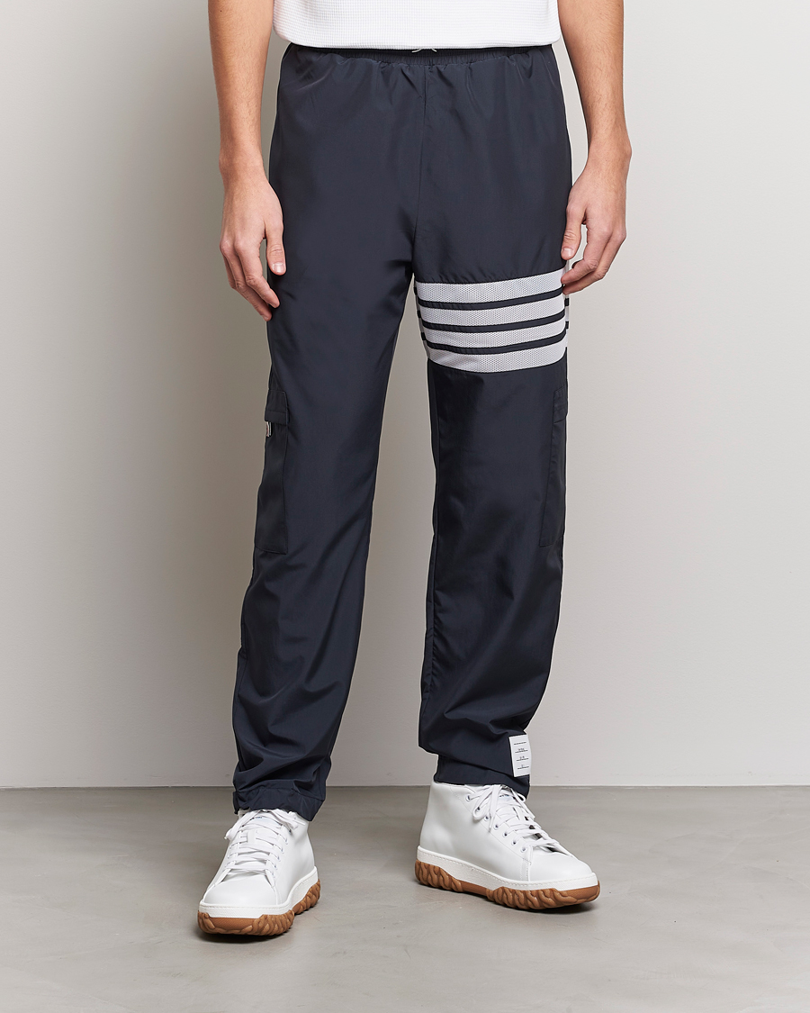 Mies | Kurenauhahousut | Thom Browne | Packable Ripstop Trousers Navy