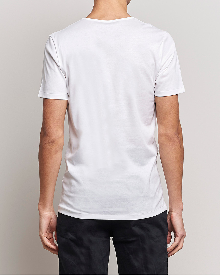 Mies | T-paidat | Zimmerli of Switzerland | Sea Island Cotton Crew Neck T-Shirt White