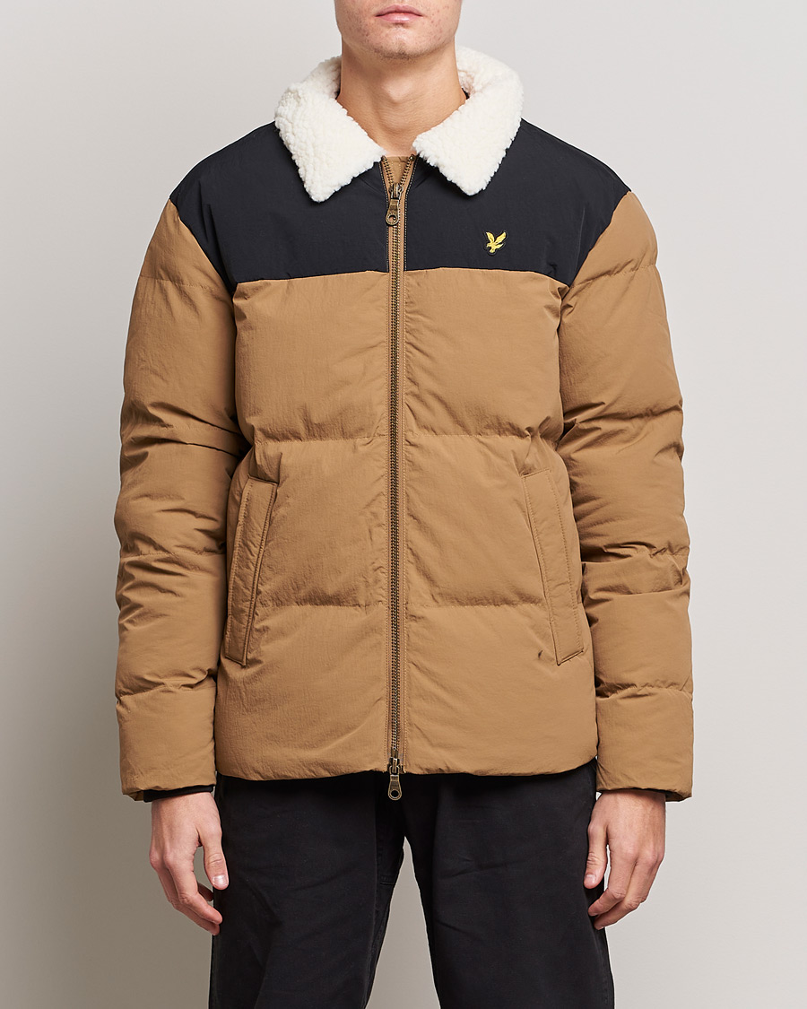 Lyle \u0026 Scott Borg Collor Puffer Jacket 