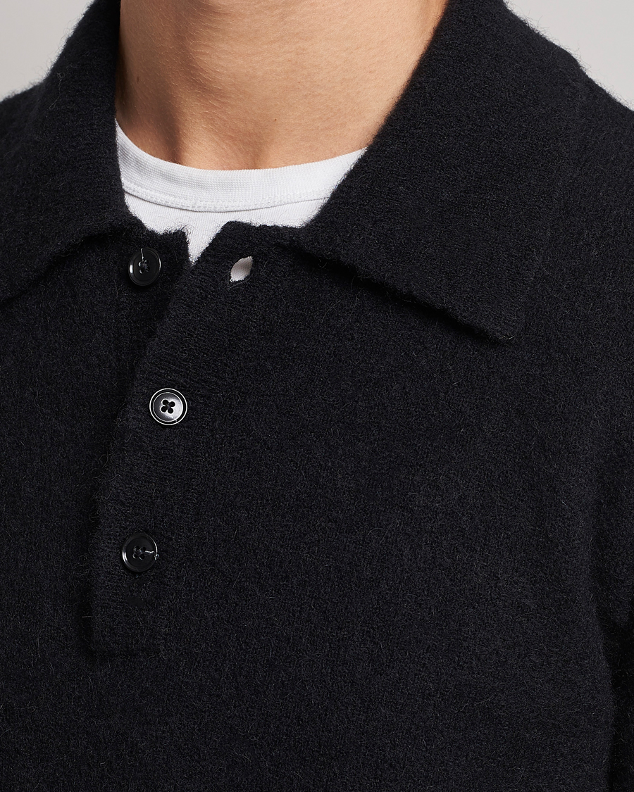 Mies | Puserot | Tiger of Sweden | Taylen Alpacka Knitted Pique Black