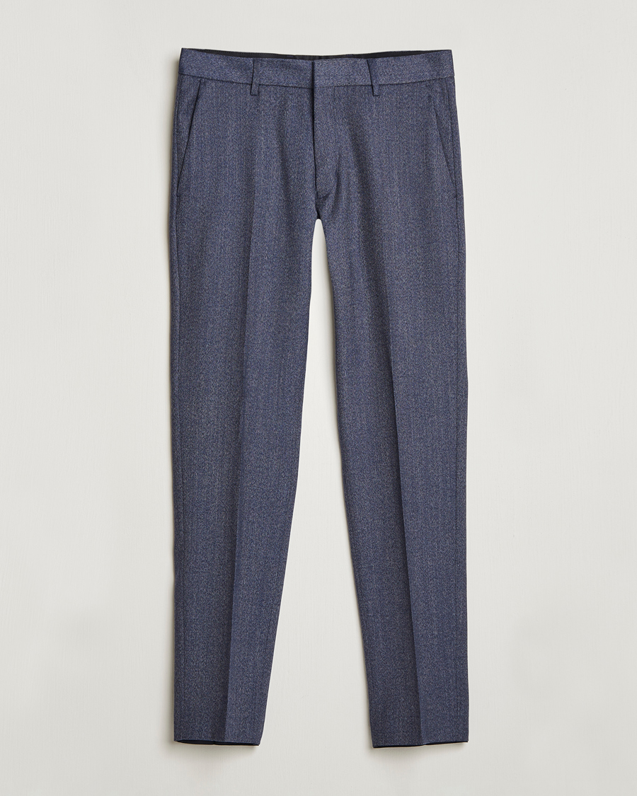 Mies | Housut | Tiger of Sweden | Tenutas Wool Trousers Dusty Blue