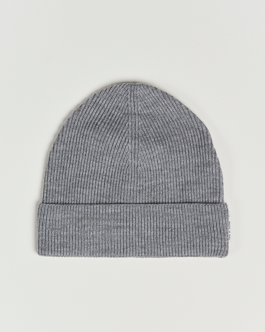 Mies | Tiger of Sweden Hedqvist Merino Wool Beanie Grey Melange | Tiger of Sweden | Hedqvist Merino Wool Beanie Grey Melange
