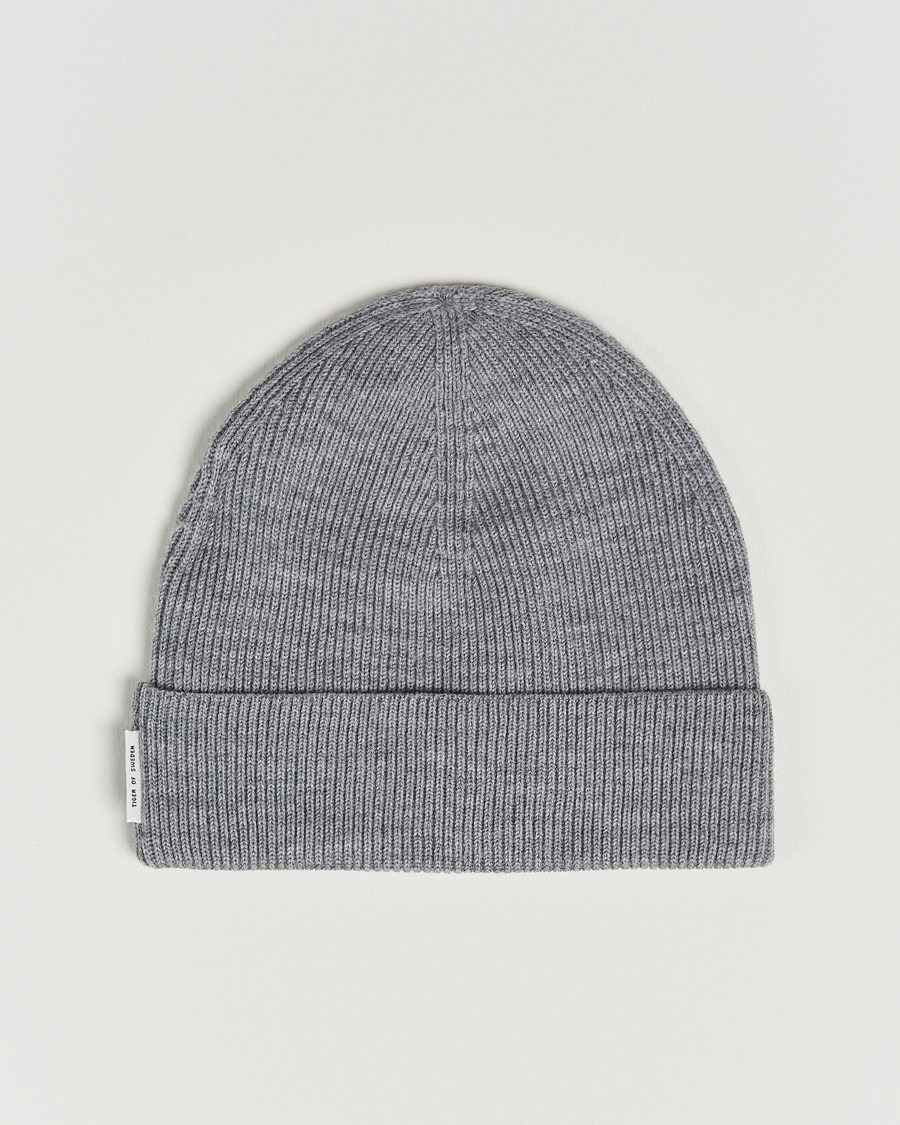 Mies | Tiger of Sweden Hedqvist Merino Wool Beanie Grey Melange | Tiger of Sweden | Hedqvist Merino Wool Beanie Grey Melange