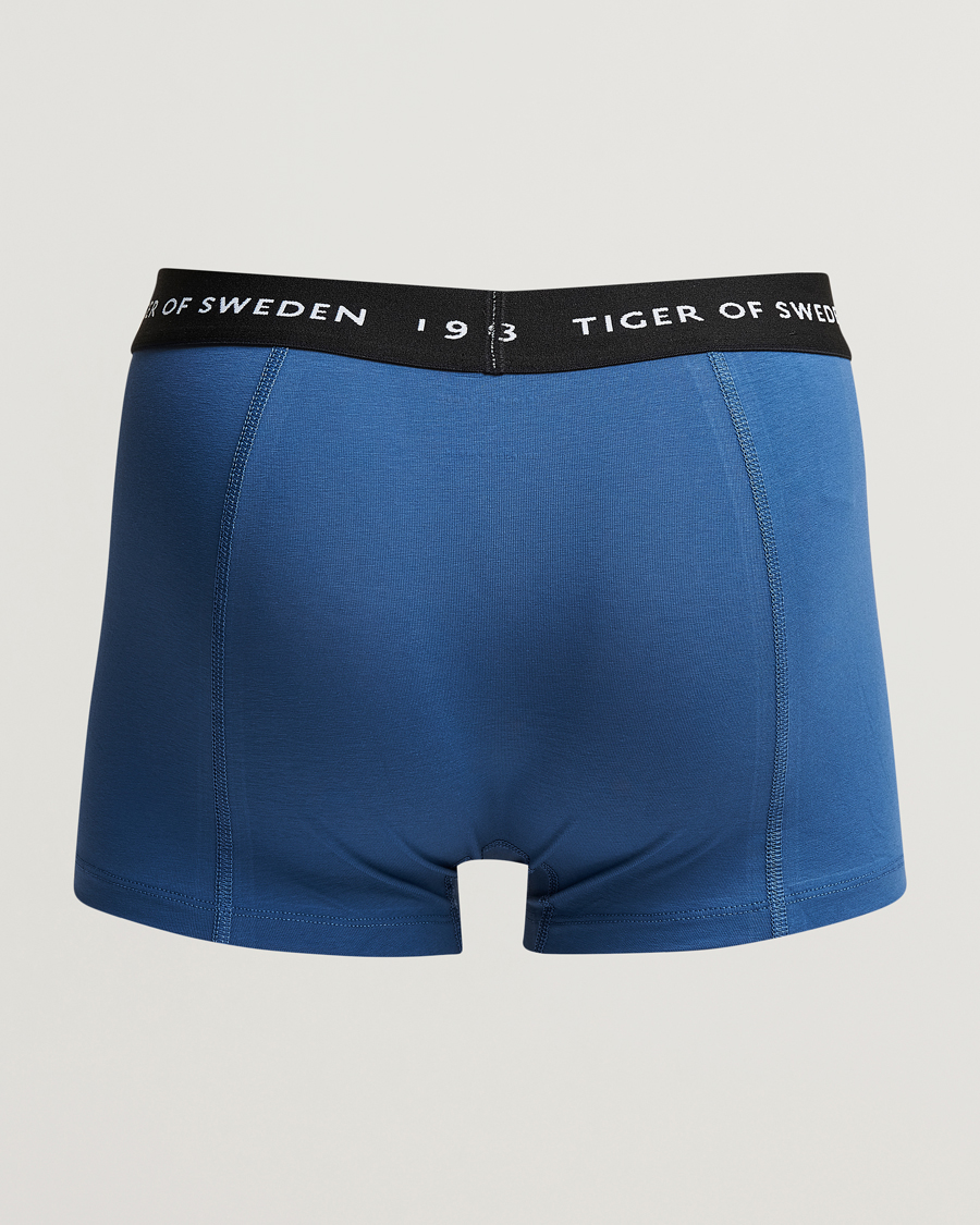 Mies | Alusvaatteet | Tiger of Sweden | Hermod 3-Pack Organic Cotton Trunck Blue Black