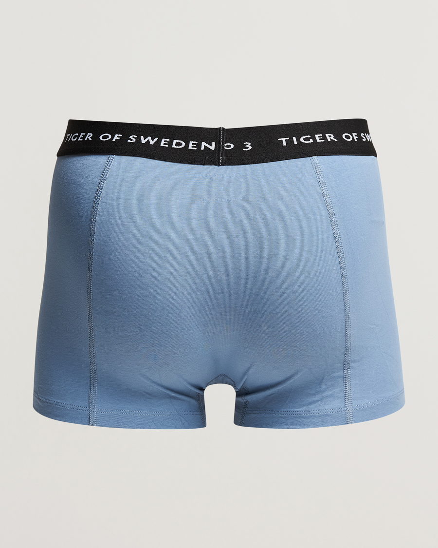 Mies | Alusvaatteet | Tiger of Sweden | Hermod 3-Pack Organic Cotton Trunck Light Blue Black
