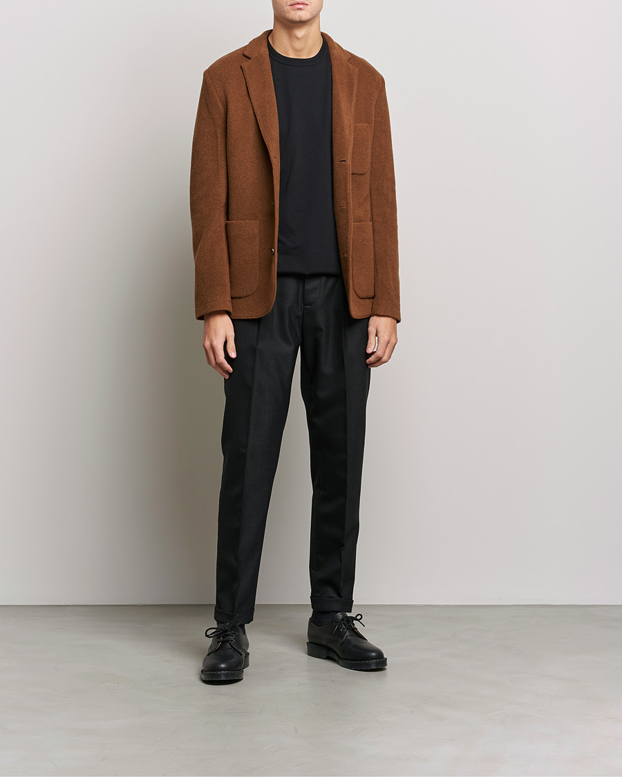 Mies | Pikkutakit | J.Lindeberg | Carlton Wool Cardigan Blazer Chipmunk