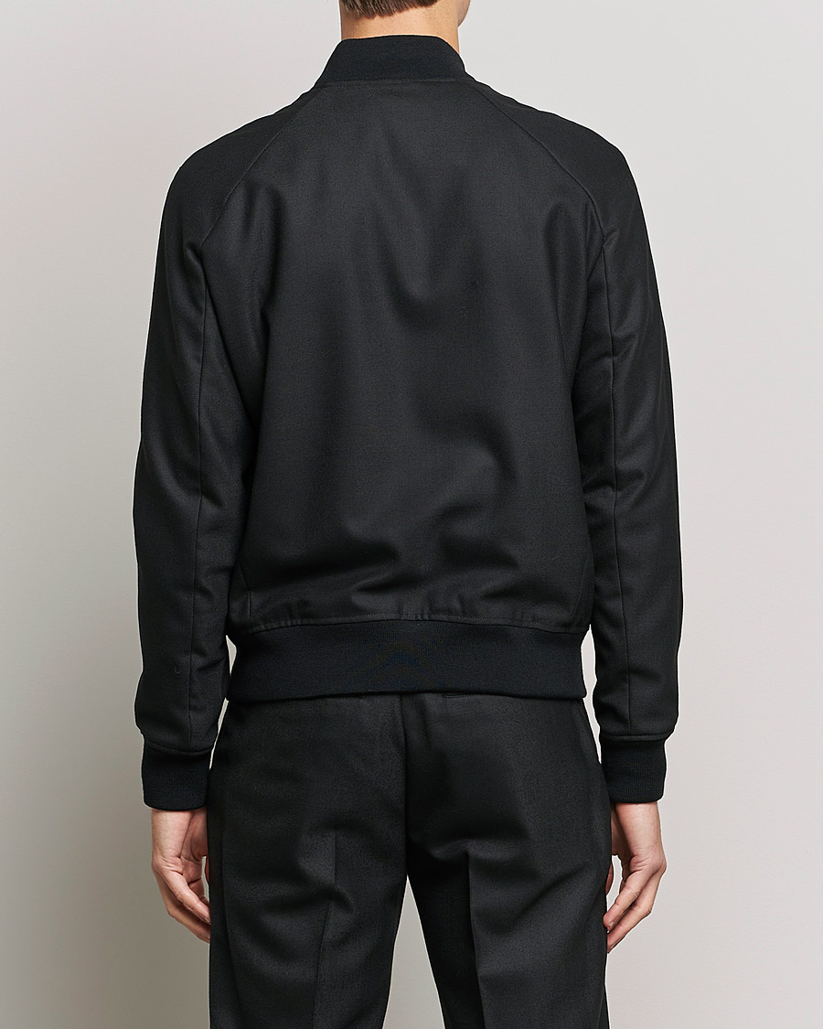 Mies | Takit | J.Lindeberg | Thom Bomber Wool Twill Jacket Black