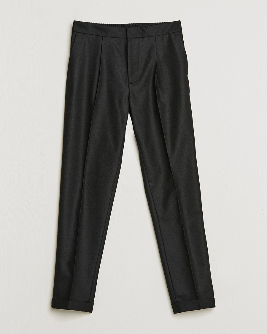 Mies | Housut | J.Lindeberg | Sasha Wool Twill Pants Black