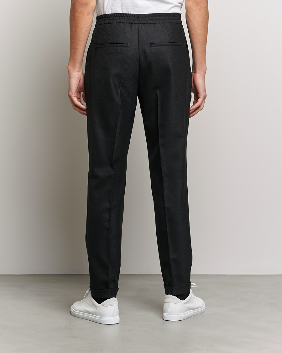 Mies | Housut | J.Lindeberg | Sasha Wool Twill Pants Black