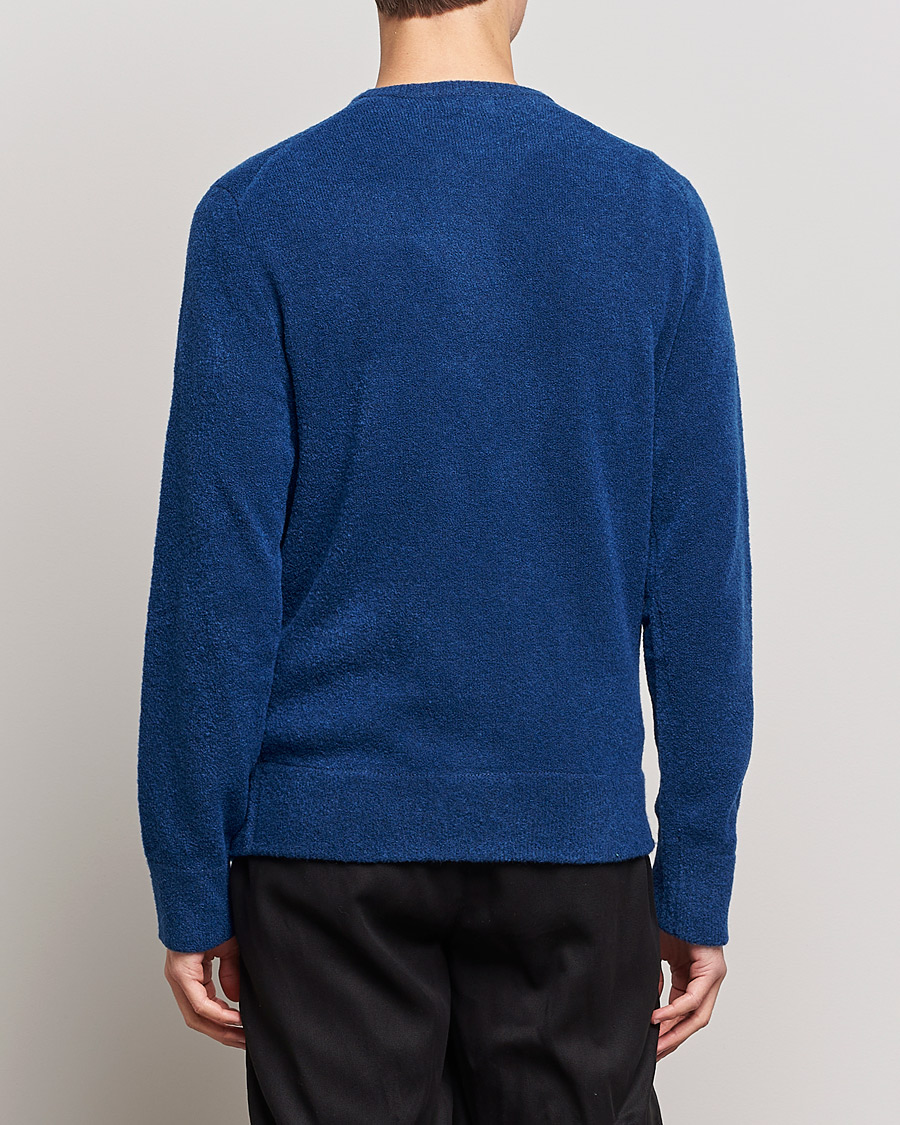 Mies | Puserot | J.Lindeberg | Yuri Merino Logo Crew Neck Sweater Navy Peony