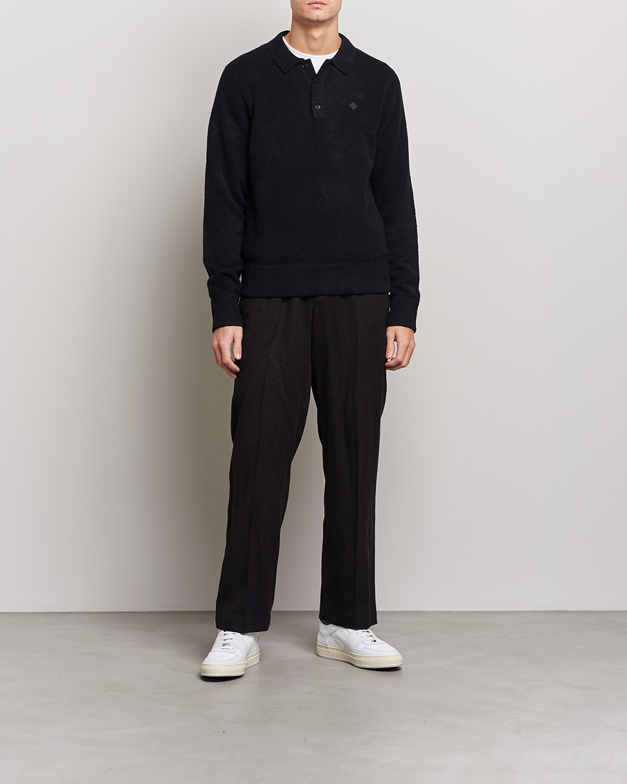 Mies | Puserot | J.Lindeberg | Yann Merino Logo PoloShirt Black