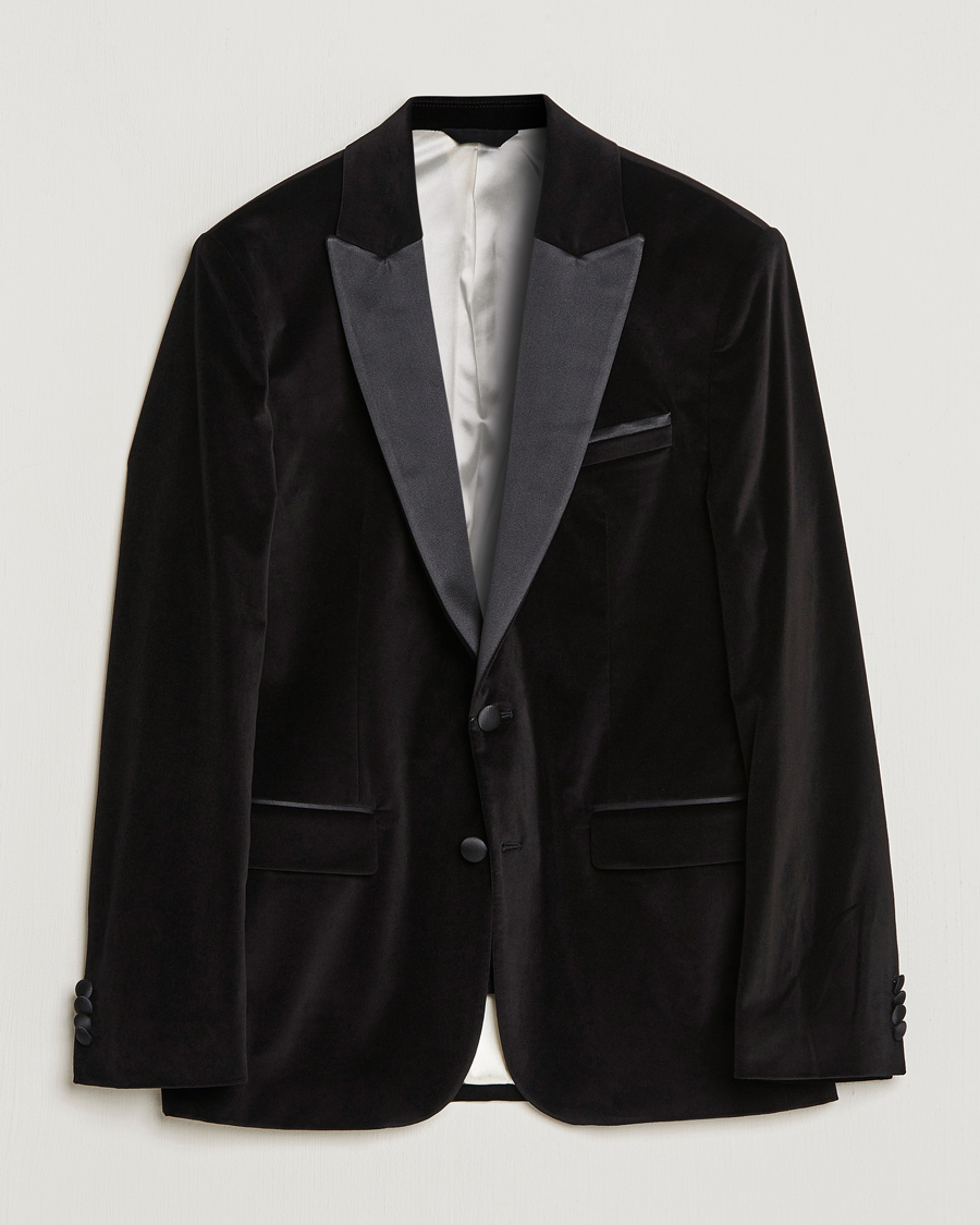 Mies | Pikkutakit | J.Lindeberg | Lenny Velvet Blazer Black