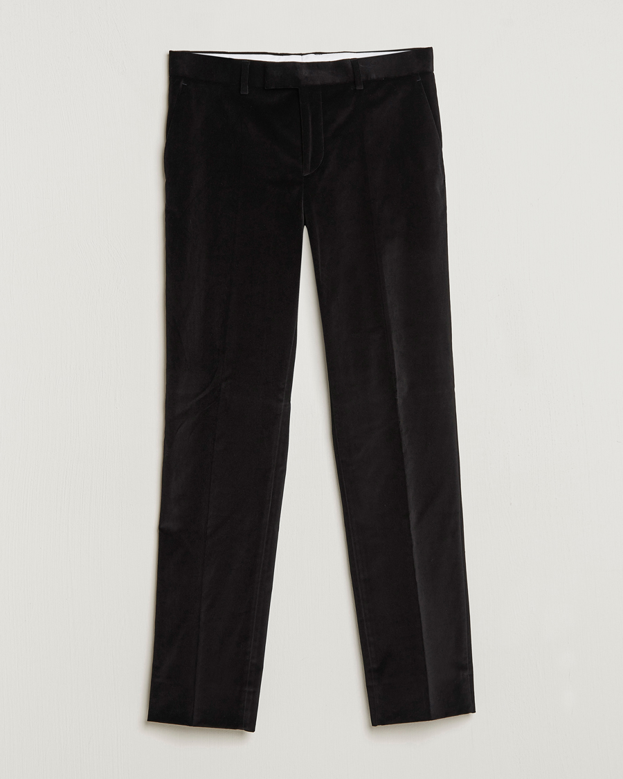 Mies | Housut | J.Lindeberg | Liam Velvet Trousers Black