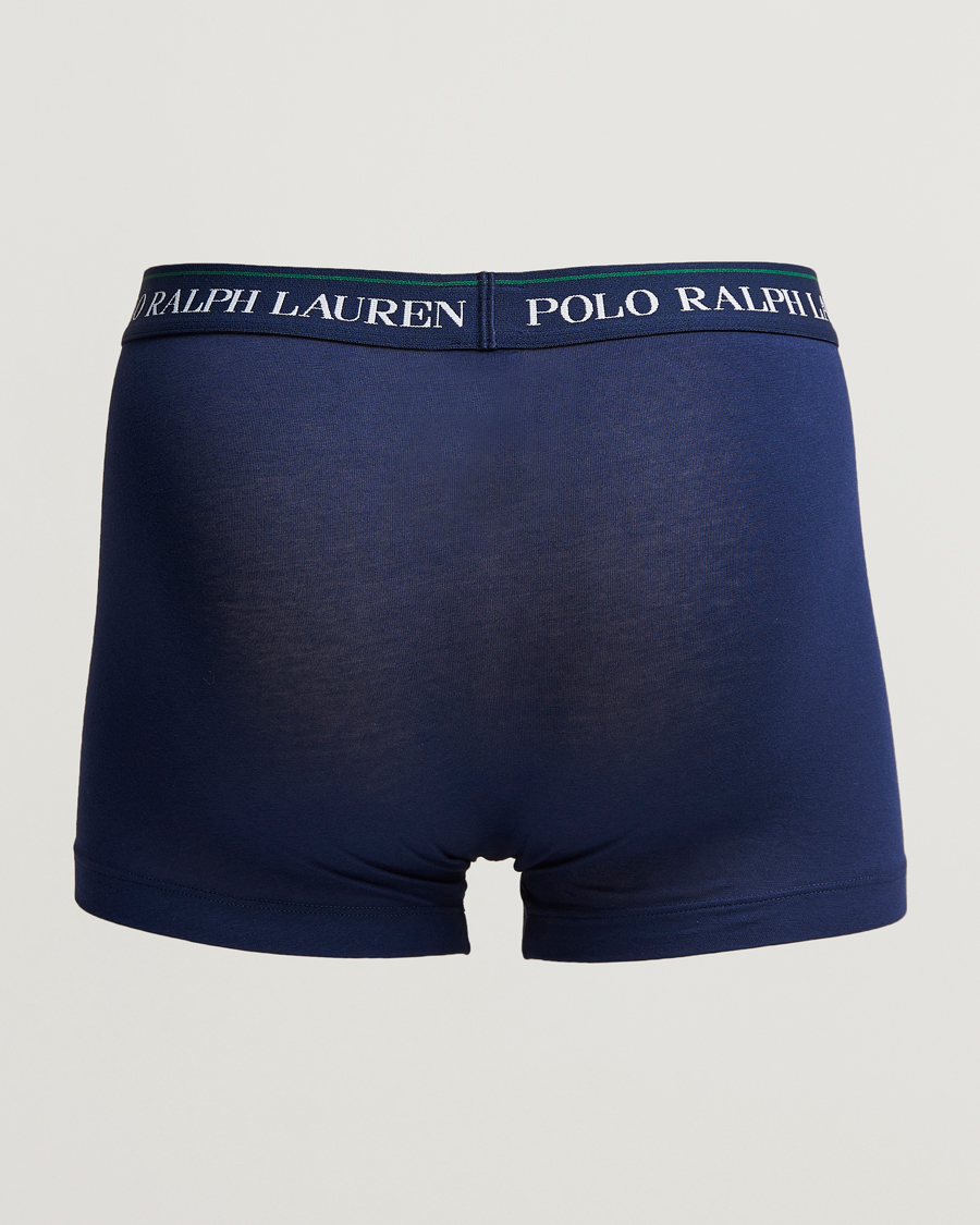 Mies | Alusvaatteet | Polo Ralph Lauren | 3-Pack Trunk Green/White/Navy