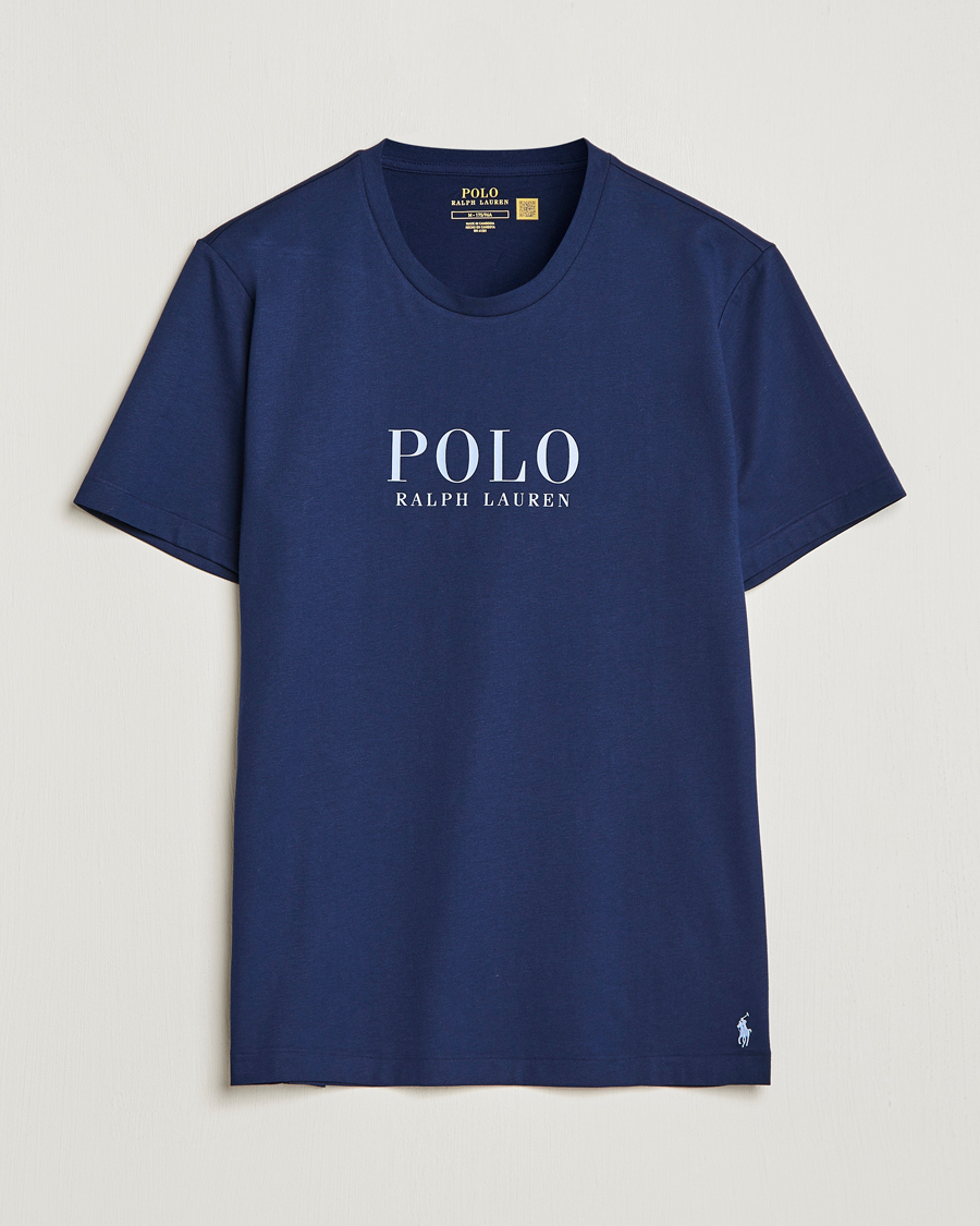 Mies | T-paidat | Polo Ralph Lauren | Cotton Logo Crew Neck T-Shirt Navy