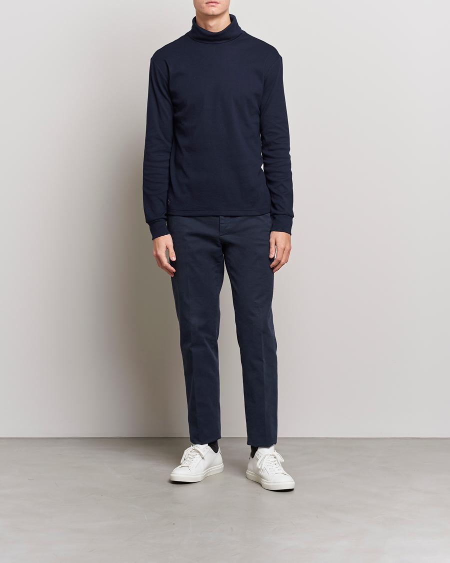 Mies | Puserot | Polo Ralph Lauren | Rib Knitted Polo Aviator Navy