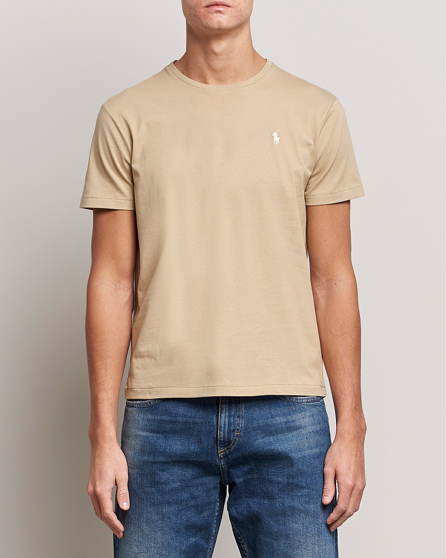 Mies | Vaatteet | Polo Ralph Lauren | Crew Neck T-Shirt Coastal Beige