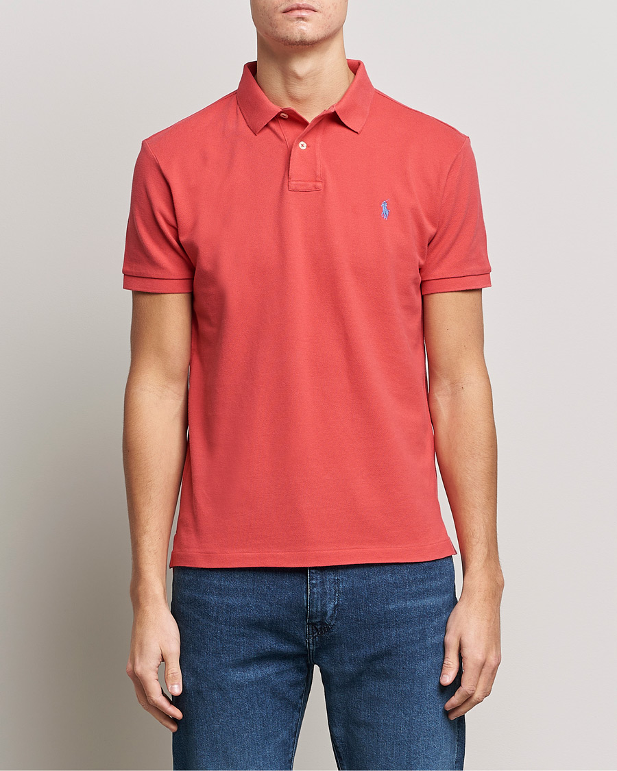 Mies |  | Polo Ralph Lauren | Custom Slim Fit Polo Starboard Red