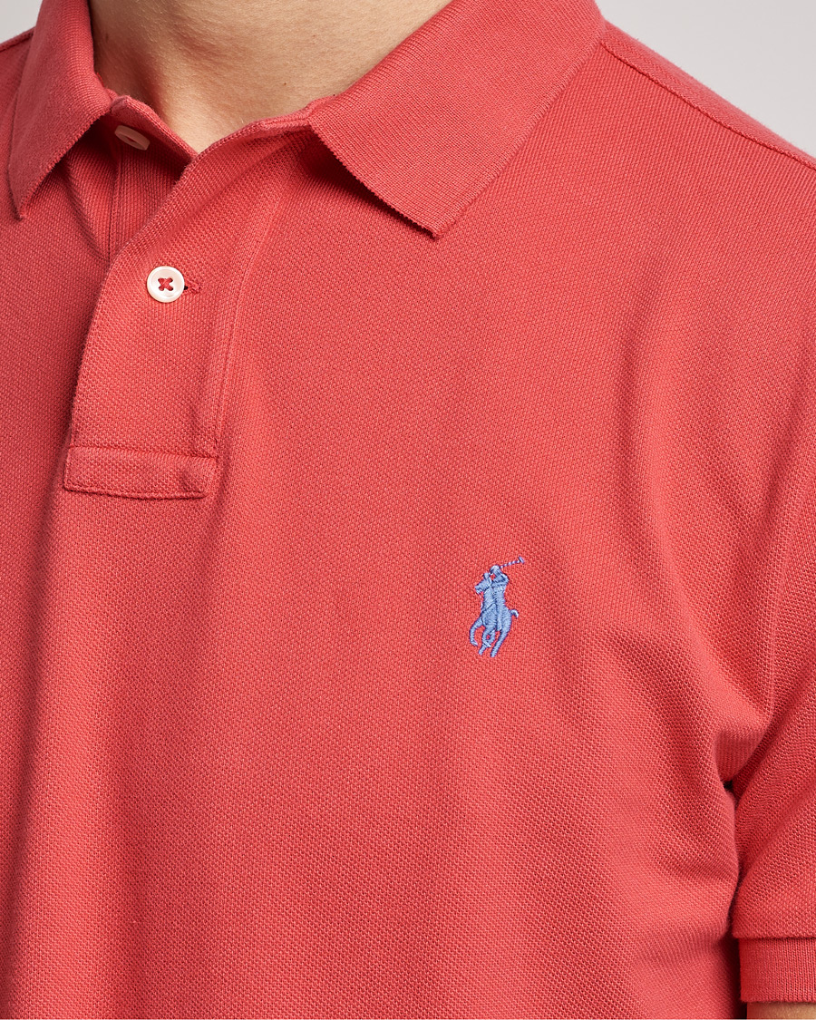 Mies | Pikeet | Polo Ralph Lauren | Custom Slim Fit Polo Starboard Red