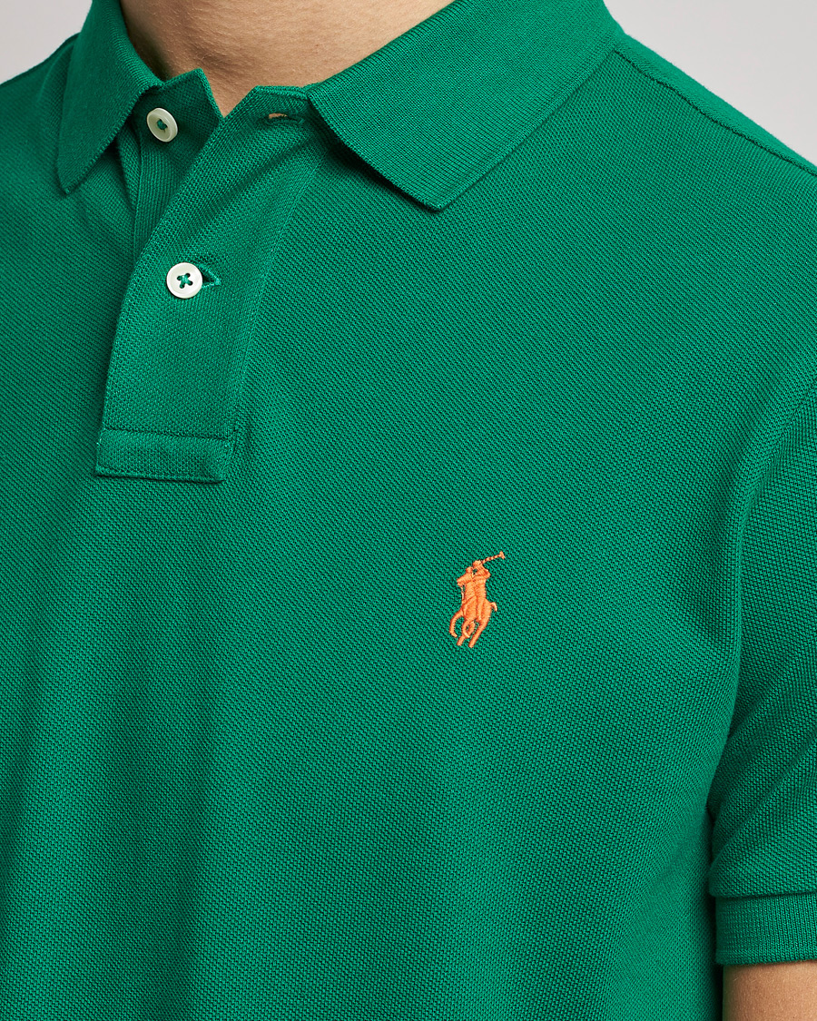 Mies | Pikeet | Polo Ralph Lauren | Custom Slim Fit Polo Primary Green