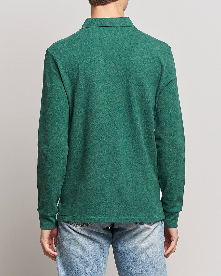 Mies | Puserot | Polo Ralph Lauren | Custom Slim Fit Long Sleeve Polo Verano Green Heather