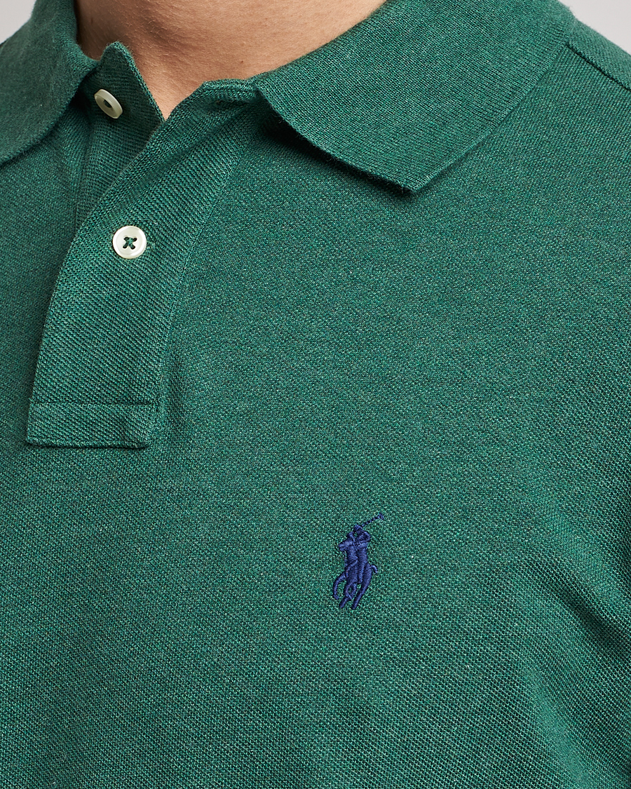 Mies | Puserot | Polo Ralph Lauren | Custom Slim Fit Long Sleeve Polo Verano Green Heather