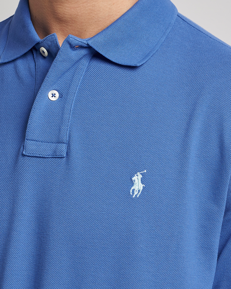 Mies | Puserot | Polo Ralph Lauren | Custom Slim Fit Long Sleeve Polo Maidstone Blue