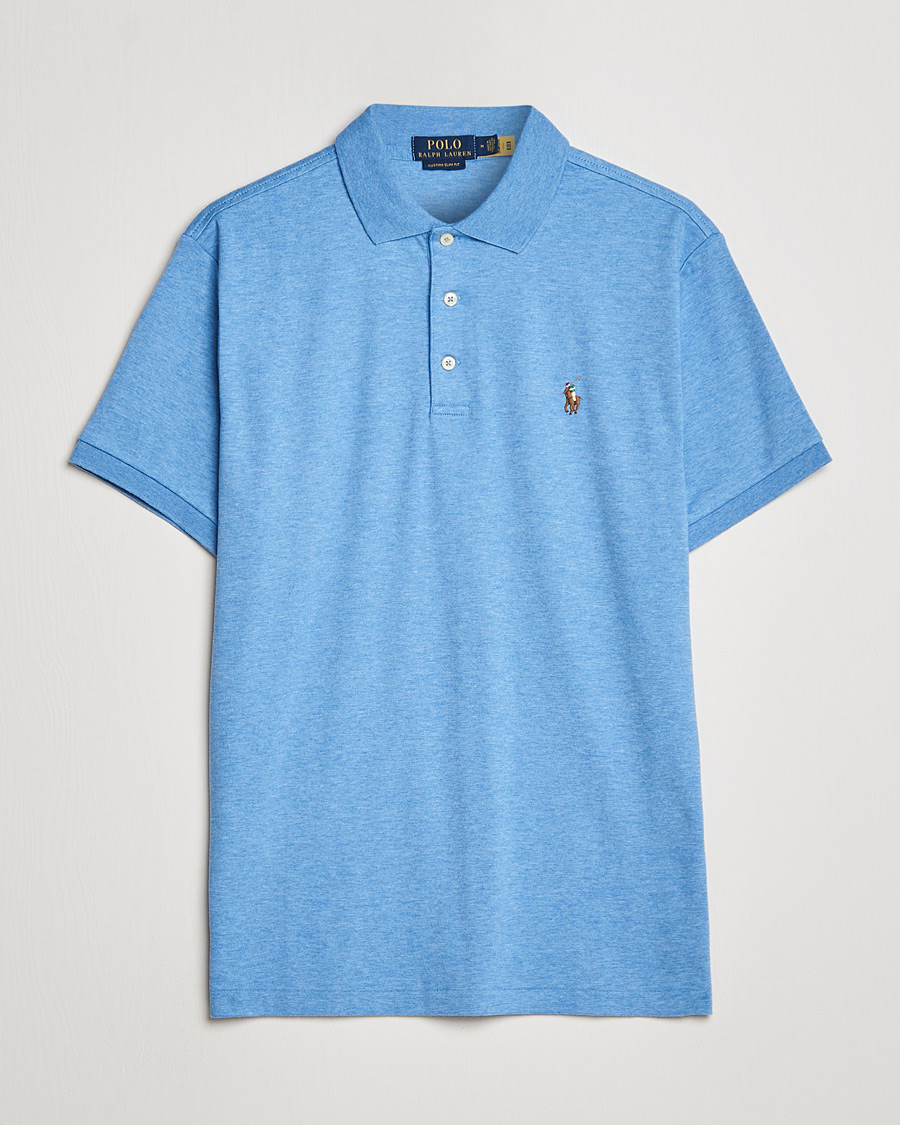 Mies | Pikeet | Polo Ralph Lauren | Luxury Pima Cotton Polo Soft Royal Heather