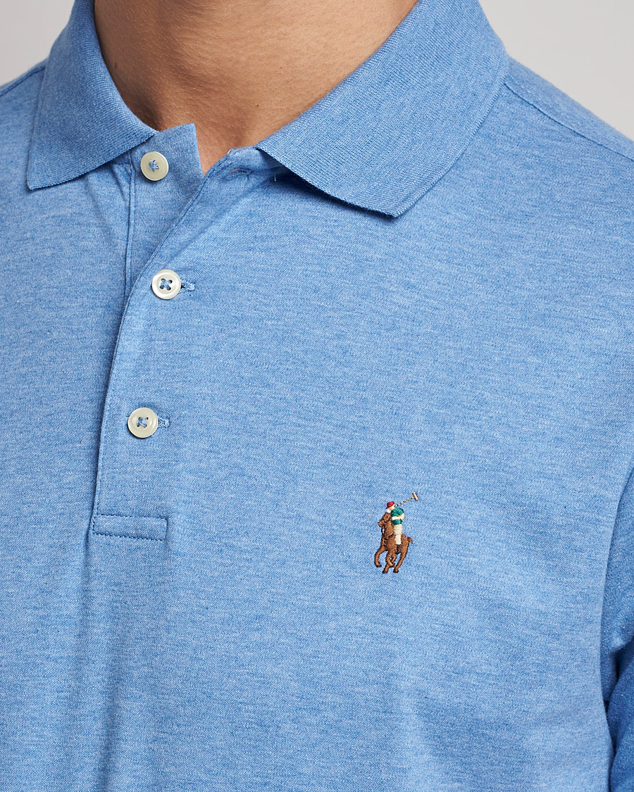 Mies | Pikeet | Polo Ralph Lauren | Luxury Pima Cotton Polo Soft Royal Heather