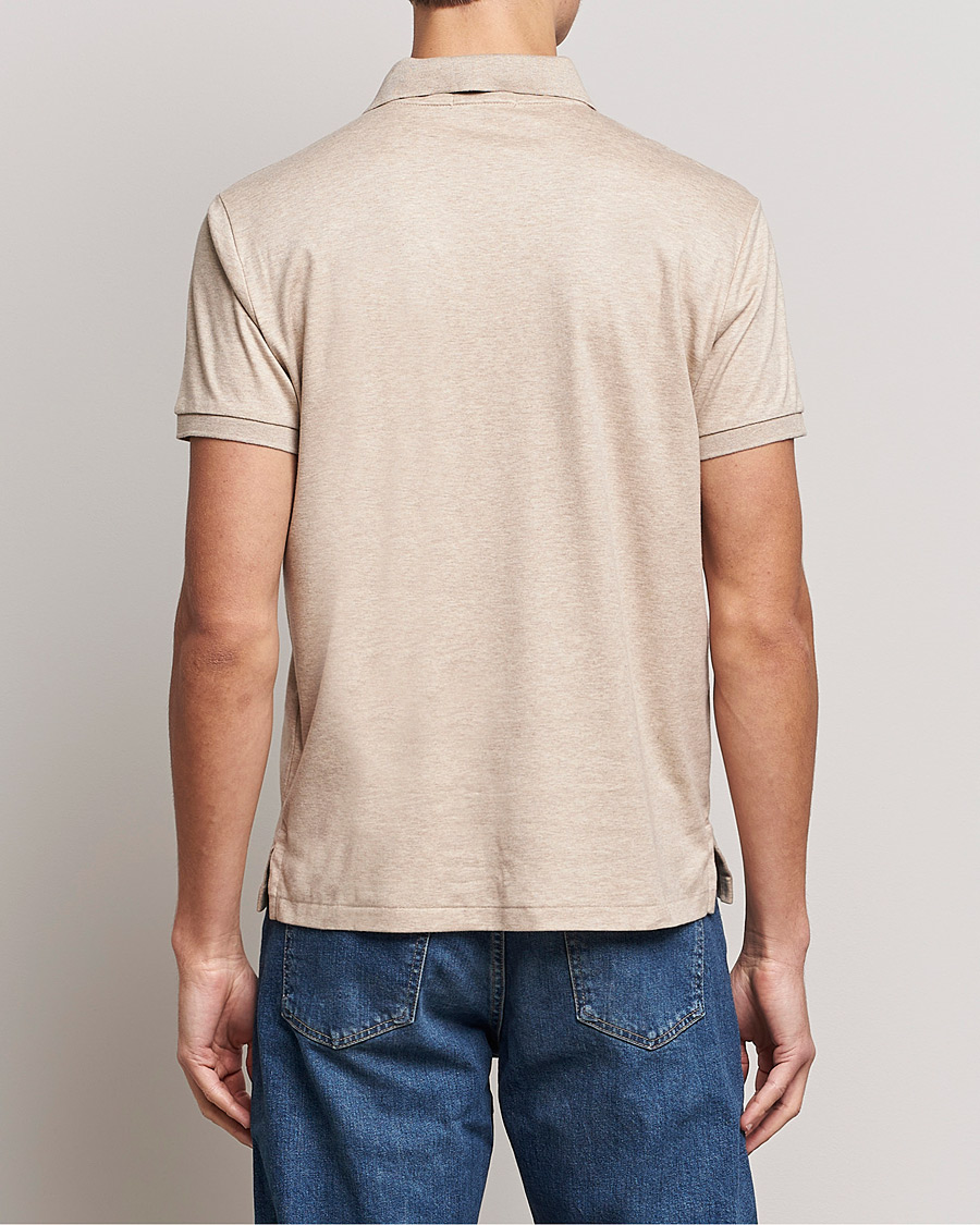 Mies | Pikeet | Polo Ralph Lauren | Luxury Pima Cotton Polo Sand Heather