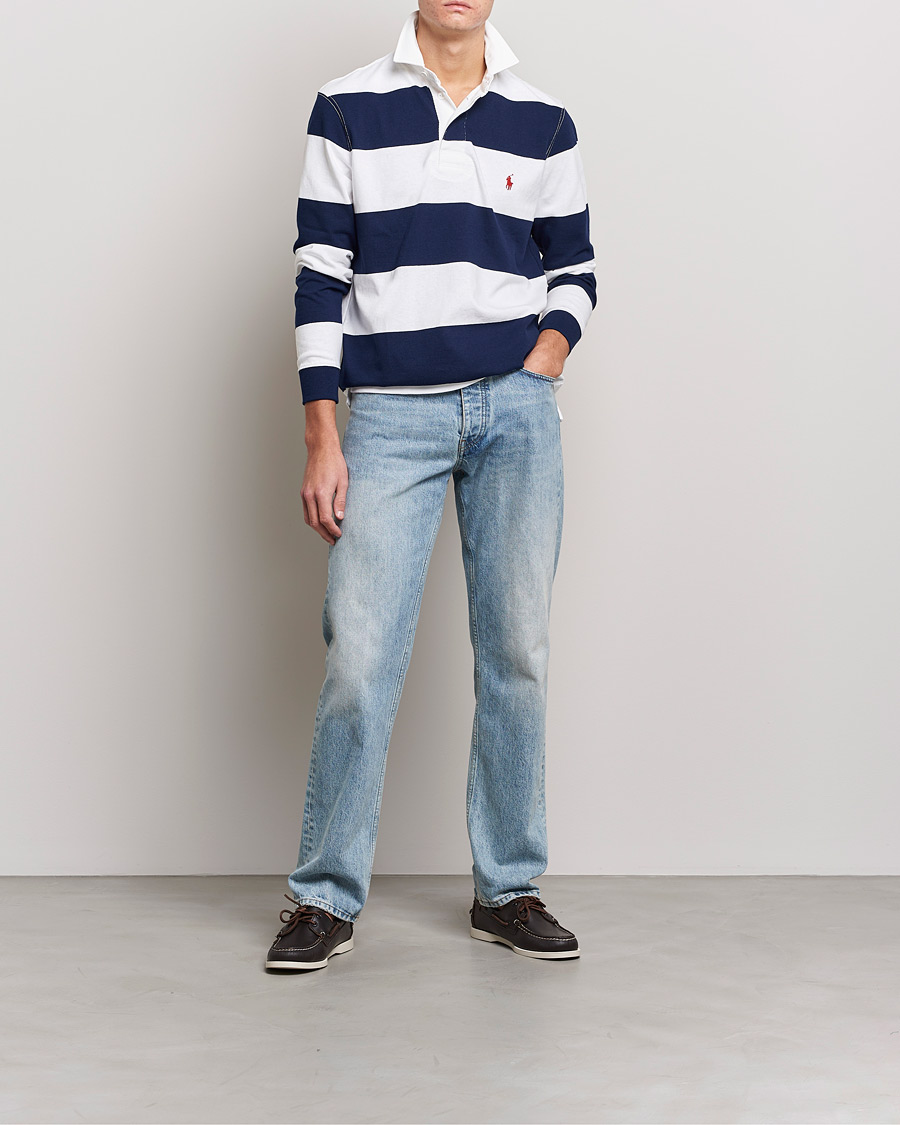 Mies | Rugby-paidat | Polo Ralph Lauren | Striped Rugger Navy/White
