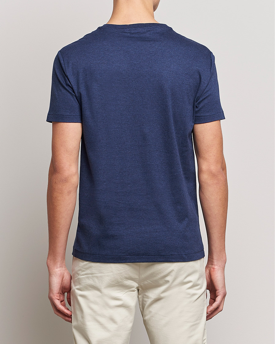 Mies | T-paidat | Polo Ralph Lauren | Luxury Pima Cotton Crew Neck T-Shirt Navy Heather