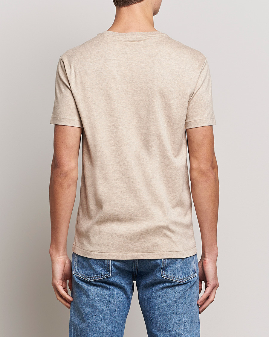 Mies | T-paidat | Polo Ralph Lauren | Luxury Pima Cotton Crew Neck T-Shirt Sand Heather