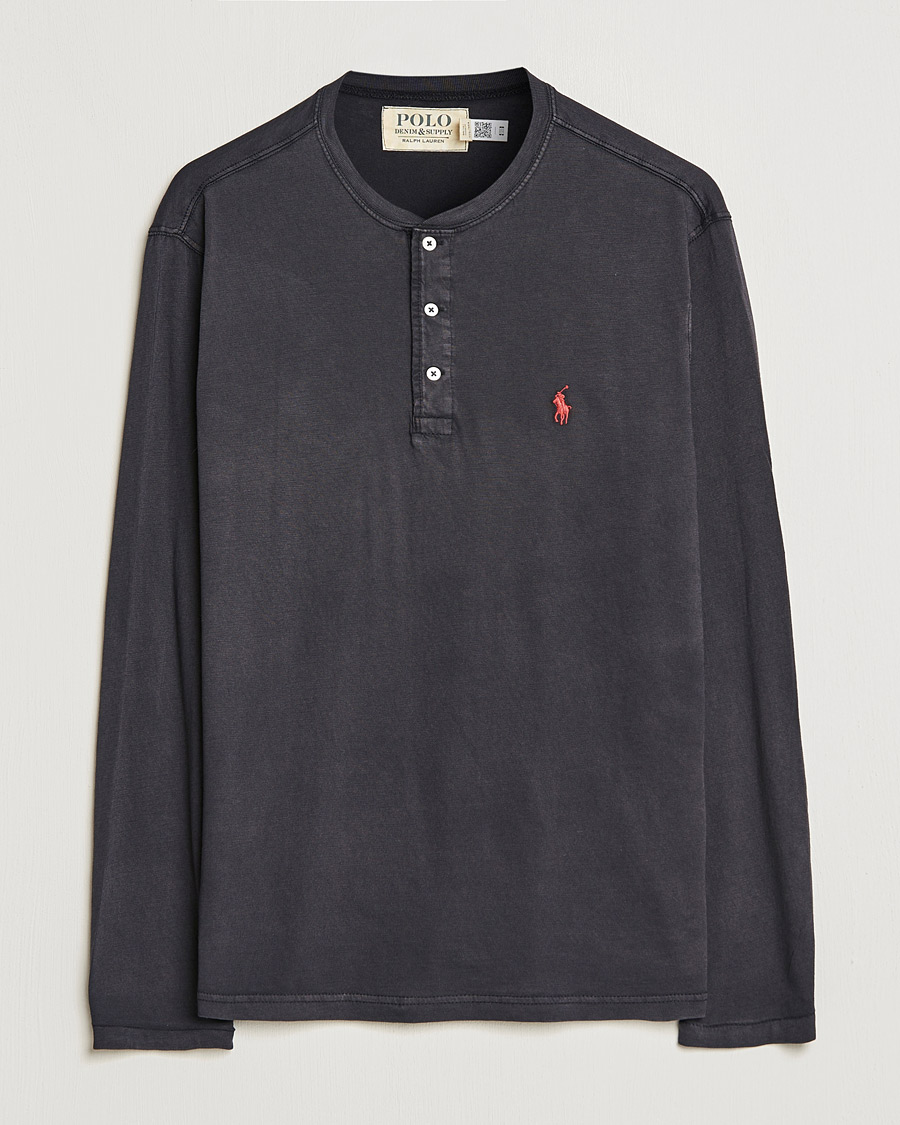 Mies | Puserot | Polo Ralph Lauren | Slub Jersey Henley Black
